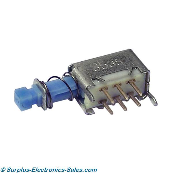 Pushbutton Switch, Micro, DPDT - Click Image to Close